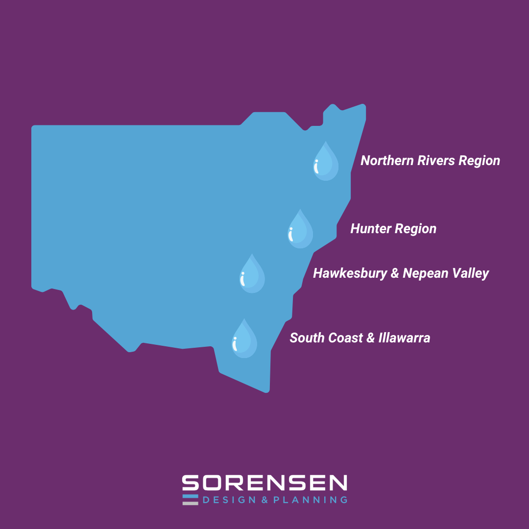 New South Wales flood zones